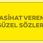 Nasihat Verici Sözler